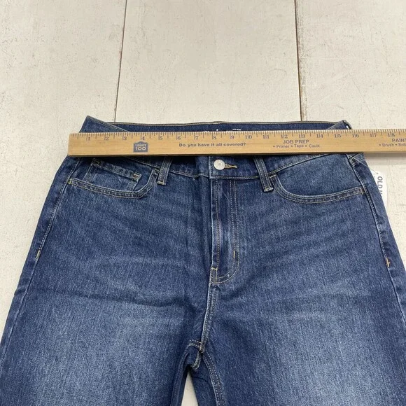 Old Navy Wow Boyfriend Jeans Womens 8 Tall Blue Wash Mid Rise Stretch Denim - Picture 5 of 9